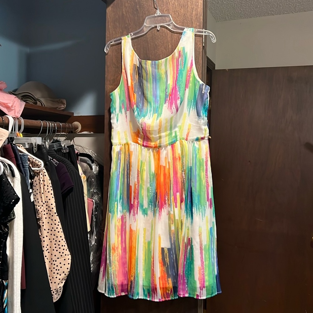 Multicolor Mini Dress